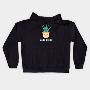 Cute aloe vera aloe there Kids Hoodie